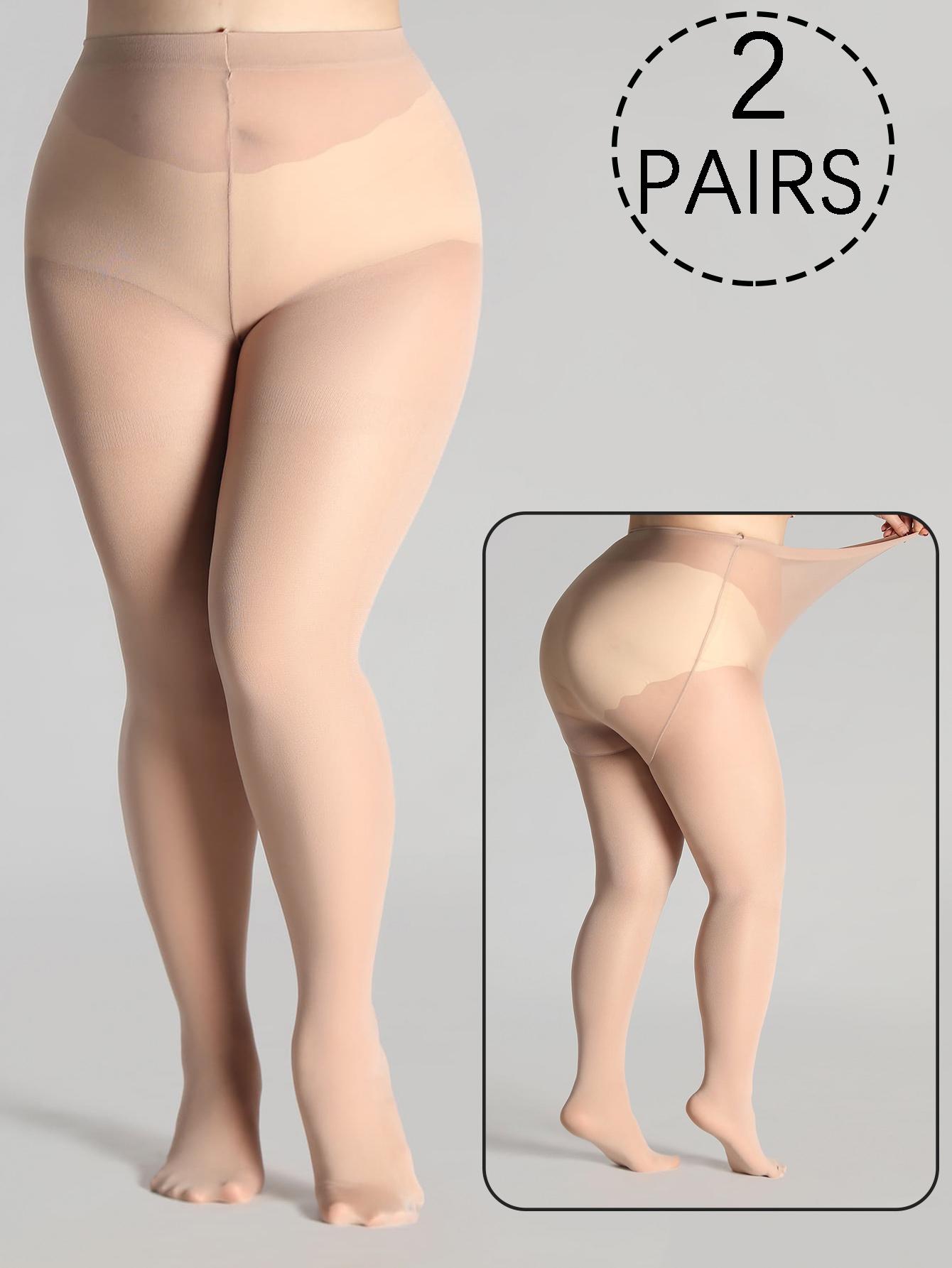 2 Pairs Pantyhose Ultra-Thin Sheer Stocking Plus Size Women Sexy Ultra-Thin Nylon Stocking Transparent Black Solid Color Q1-Q2
2 Pairs Pantyhose Ultra-Thin Sheer Stocking Plus Size Women Sexy Ultra-Thin Nylon Stocking Transparent Black Solid Color Q1-Q2