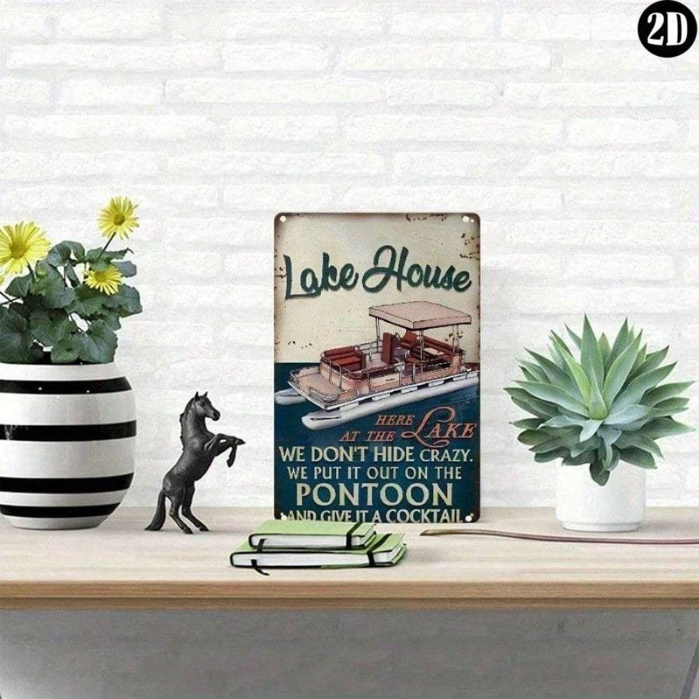 Vintage Metal Poster Boat Wall Art, Retro Tin Sign for Home Decor
Vintage Metal Poster Boat Wall Art, Retro Tin Sign for Home Decor