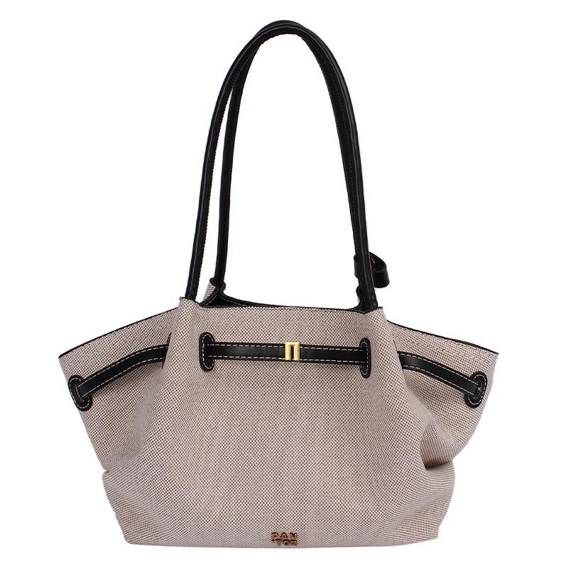 Новая модная контрастная цветная сумка на плечо, нишевый дизайн, сумка-тоут, женская сумка, универсальная повседневная сумка чёрный
Новая модная контрастная цветная сумка на плечо, нишевый дизайн, сумка-тоут, женская сумка, универсальная повседневная сумка чёрный