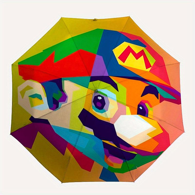 1pc Mario Automatic Open/close Folding Portable Cute Cute Umbrella with 8-Ribs Structure for Women/Men, All-Season Use a0901038
1pc Mario Automatic Open/close Folding Portable Cute Cute Umbrella with 8-Ribs Structure for Women/Men, All-Season Use a0901038