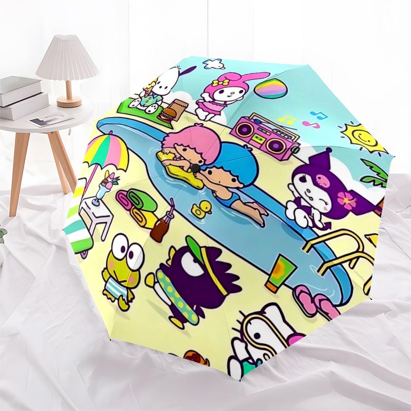 1pc Hello Kitty Summer Fun Pool Party Automatic Opening/Closing Umbrella - Portable Three-Fold Design with 8-Bone Iron Frame, Perfect for Outdoor Use,
1pc Hello Kitty Summer Fun Pool Party Automatic Opening/Closing Umbrella - Portable Three-Fold Design with 8-Bone Iron Frame, Perfect for Outdoor Use,