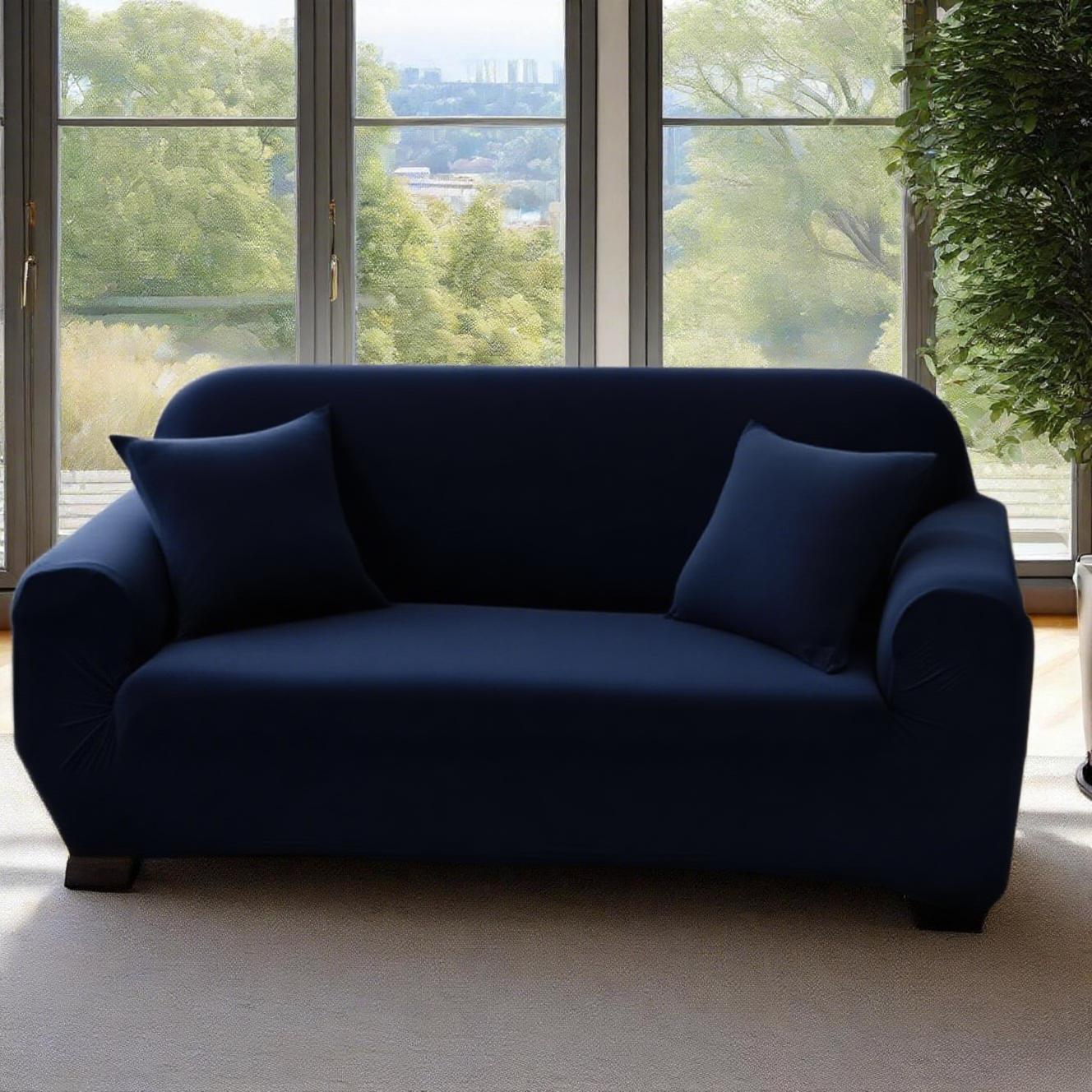 Elastic Minimalism Sofa Cover Sofa Slipcover Soil Color Chair Loveseat Couch Settee Sofa Covers Universal Fitted Furniture Cover 1-seat 90-140cm темно-синий
Elastic Minimalism Sofa Cover Sofa Slipcover Soil Color Chair Loveseat Couch Settee Sofa Covers Universal Fitted Furniture Cover 1-seat 90-140cm темно-синий