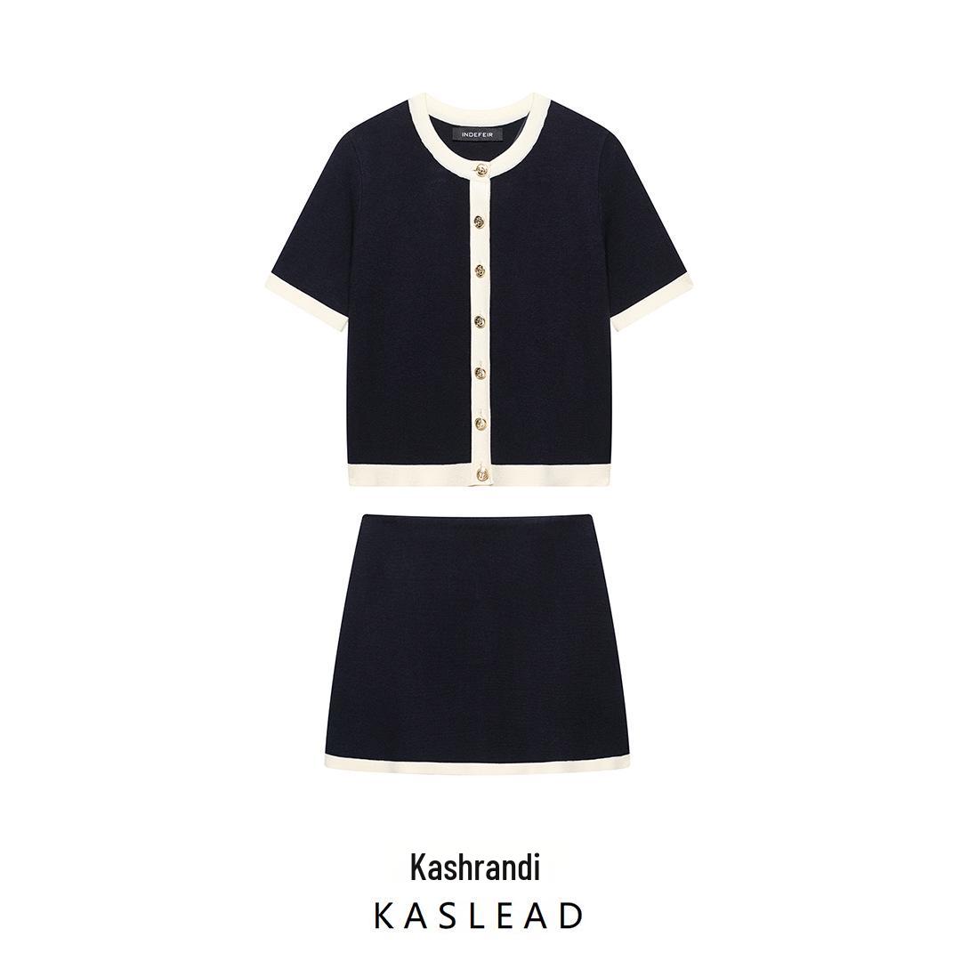 Spring 2025 Women’s Fashion: European & American Style Short Sleeve Knitted Cardigan with Half Skirt S
Spring 2025 Women’s Fashion: European & American Style Short Sleeve Knitted Cardigan with Half Skirt S