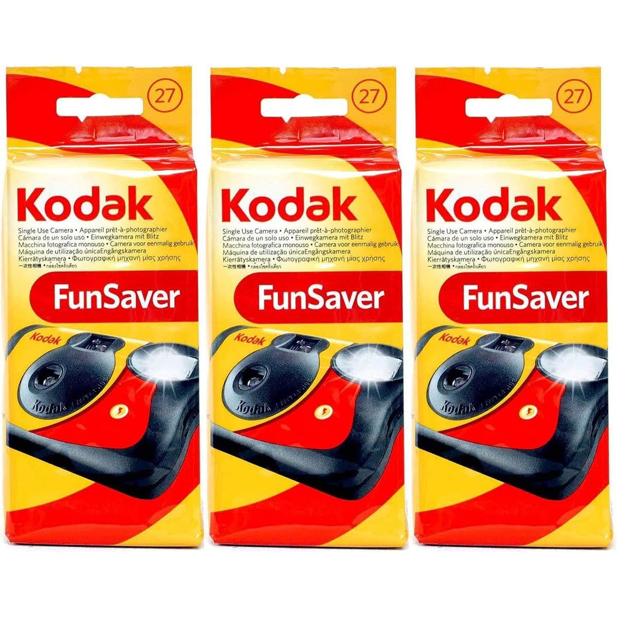Kodak disposable cameras (pack of 3)
Kodak disposable cameras (pack of 3)