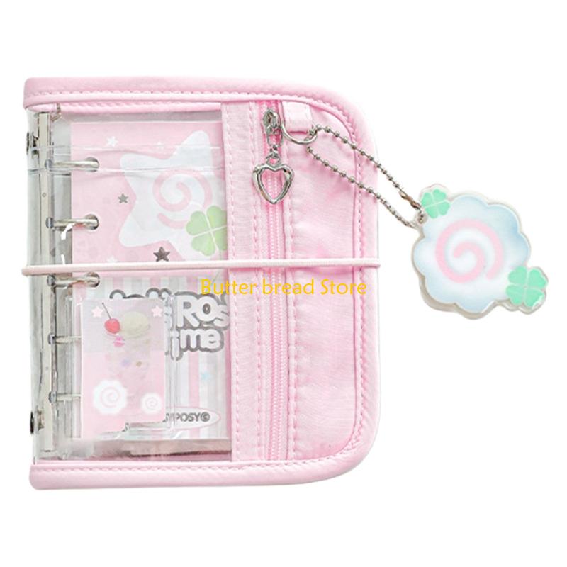 W89C 5-Rings Binder Covers with Zippered Pocket 5 Holes Binder Notebook with Paper рожевий
W89C 5-Rings Binder Covers with Zippered Pocket 5 Holes Binder Notebook with Paper рожевий