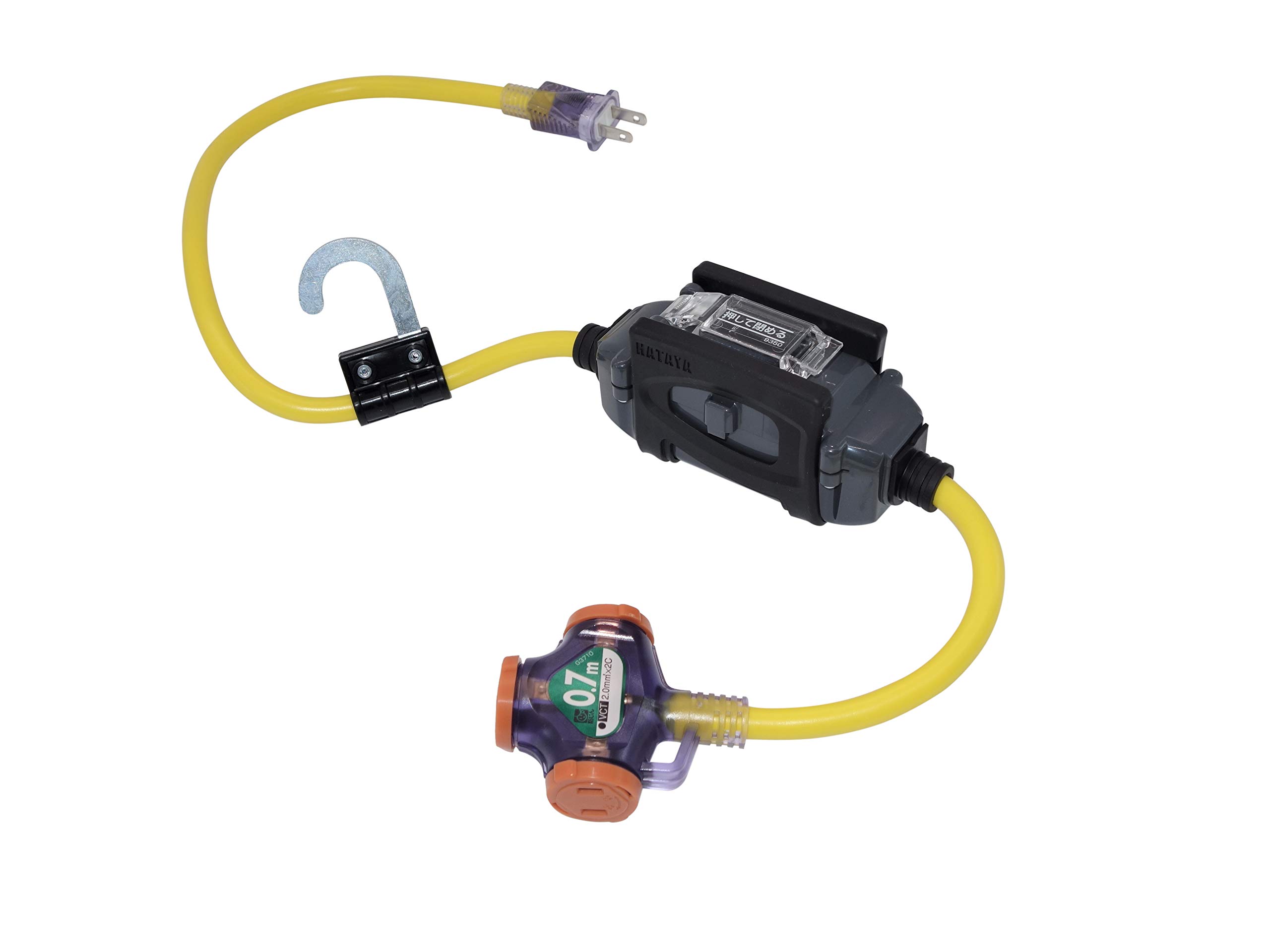 HATAYA Indoor Extension Cord with Safety Breaker HATAYA x GranGear Collaboration Product 0.7m BNX-013G
HATAYA Indoor Extension Cord with Safety Breaker HATAYA x GranGear Collaboration Product 0.7m BNX-013G