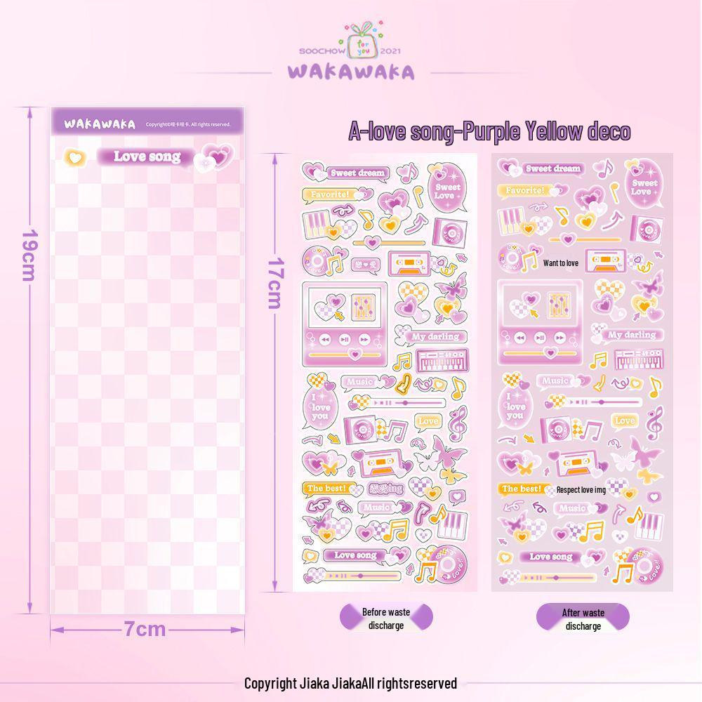 Musical Notes Deco Series: Waka Guka Retro Stickers & Small Cards for DIY Journaling & Holiday Gifts No Specification
Musical Notes Deco Series: Waka Guka Retro Stickers & Small Cards for DIY Journaling & Holiday Gifts No Specification