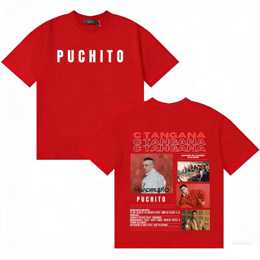 Rapper C TANGANA Puchito Album T Shirts Unisex Women Hip Hop Harajuku Short Sleeve Tshirt Cozy High Quality Cotton Tshirts Unisex S
Rapper C TANGANA Puchito Album T Shirts Unisex Women Hip Hop Harajuku Short Sleeve Tshirt Cozy High Quality Cotton Tshirts Unisex S