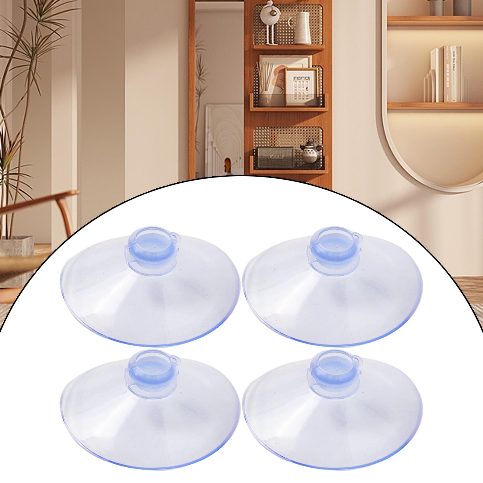 Transparent Suction Cup Wall Hooks 55mm Bathroom Clear 4pcs 5cm
Transparent Suction Cup Wall Hooks 55mm Bathroom Clear 4pcs 5cm