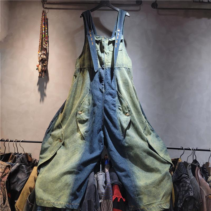 Women s Spring Trendy High-Waisted Distressed Denim Wide-Leg Overalls One Size синій
Women s Spring Trendy High-Waisted Distressed Denim Wide-Leg Overalls One Size синій
