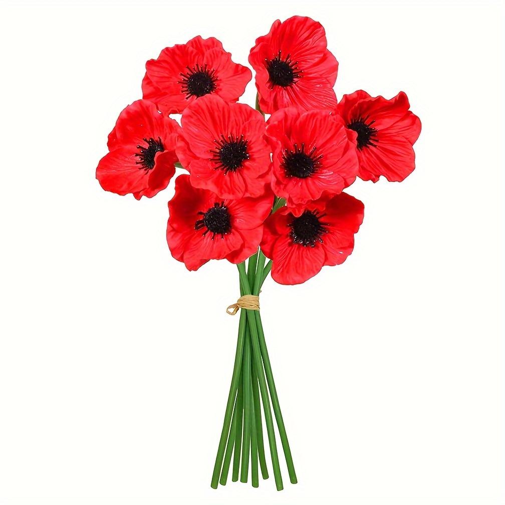 10pcs PU Artificial Poppy Flowers - Perfect for Wedding Bouquets & Floral Arrangements, and Outdoor Garden Wedding Decorations 10pcs
10pcs PU Artificial Poppy Flowers - Perfect for Wedding Bouquets & Floral Arrangements, and Outdoor Garden Wedding Decorations 10pcs