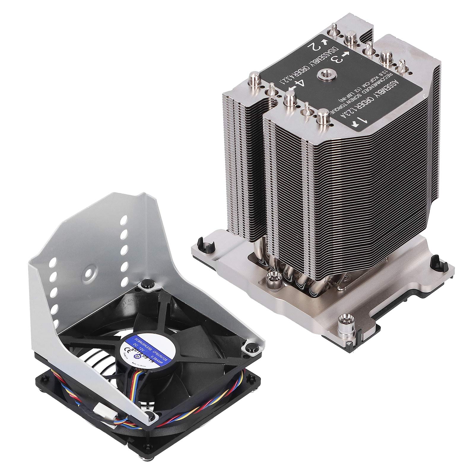 CPU LGA 4U CPU Radiator Heatsink for Purley X11 Computer Accessories Cooler, SNK-P0070APS4 3647-0 PWM1200‑2800RPM
CPU LGA 4U CPU Radiator Heatsink for Purley X11 Computer Accessories Cooler, SNK-P0070APS4 3647-0 PWM1200‑2800RPM