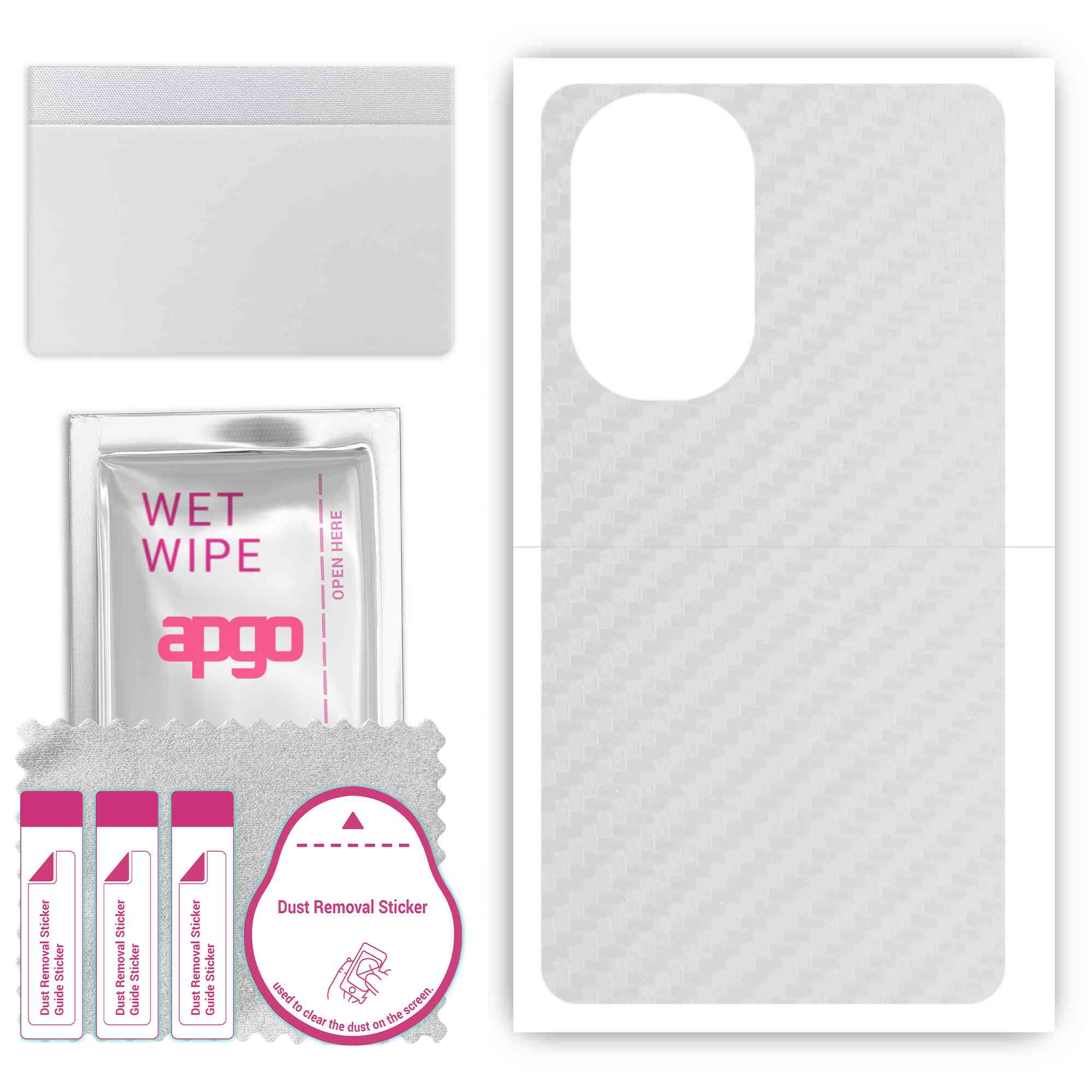 apgo Protective Skin Sticker for the back compatible with Motorola Edge 30 Pro, Wrap Film, Foil, Vinyl - Pattern Transparent Carbon
apgo Protective Skin Sticker for the back compatible with Motorola Edge 30 Pro, Wrap Film, Foil, Vinyl - Pattern Transparent Carbon