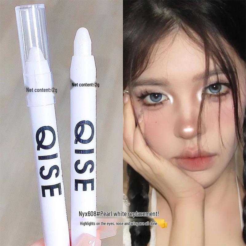 Qise Waterproof Eyeshadow Pen: Pearlescent Matte Highlighter for Bright, Smudge-Proof Eye Makeup. Single 5g
Qise Waterproof Eyeshadow Pen: Pearlescent Matte Highlighter for Bright, Smudge-Proof Eye Makeup. Single 5g