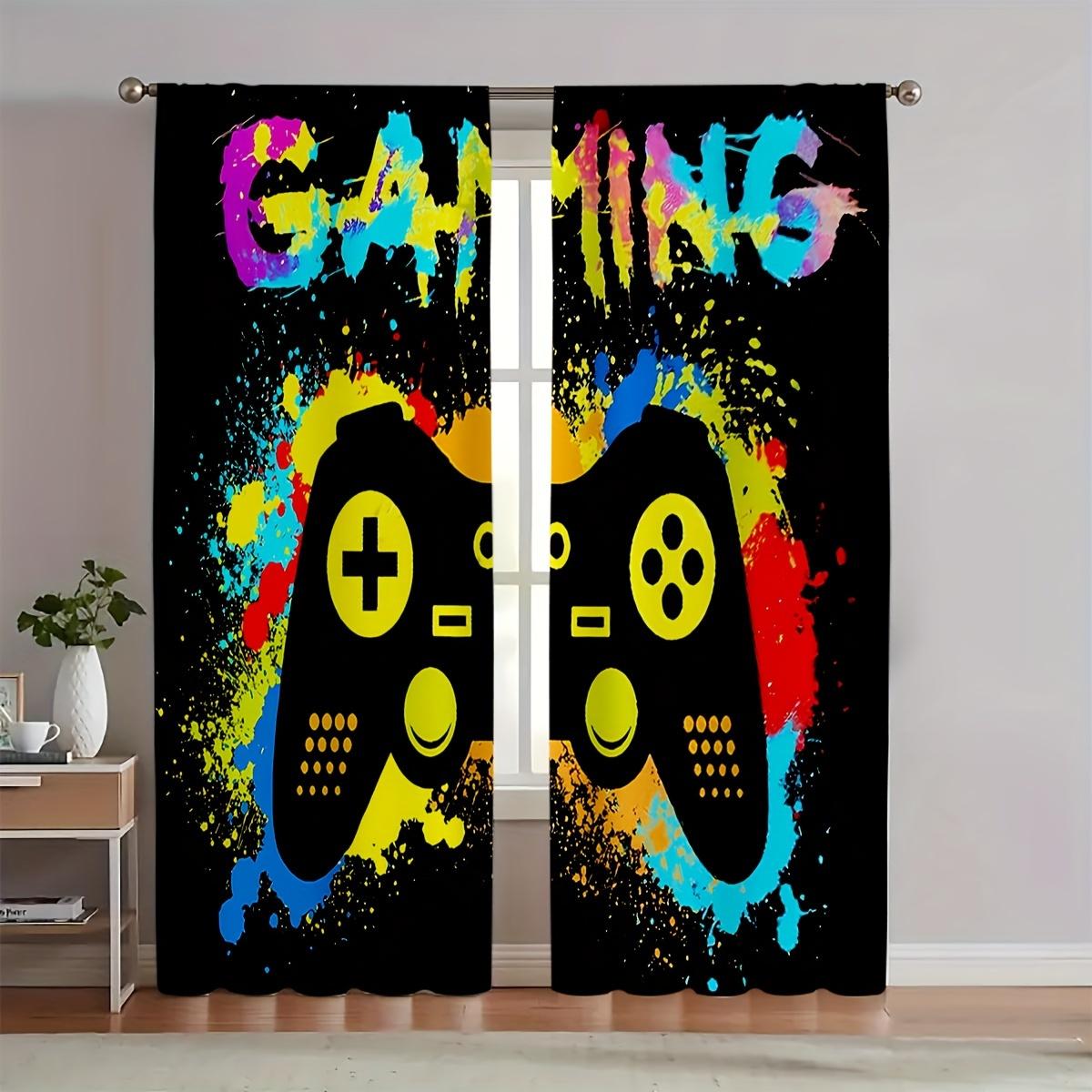 Набор из 2 штук Разноцветные полупрозрачные шторы с дизайном граффити и игровой консоли - Полиэстер, Машинная стирка, Кулиска для легкого подвешивания 53x116cm 2pc&Without mount
Набор из 2 штук Разноцветные полупрозрачные шторы с дизайном граффити и игровой консоли - Полиэстер, Машинная стирка, Кулиска для легкого подвешивания 53x116cm 2pc&Without mount