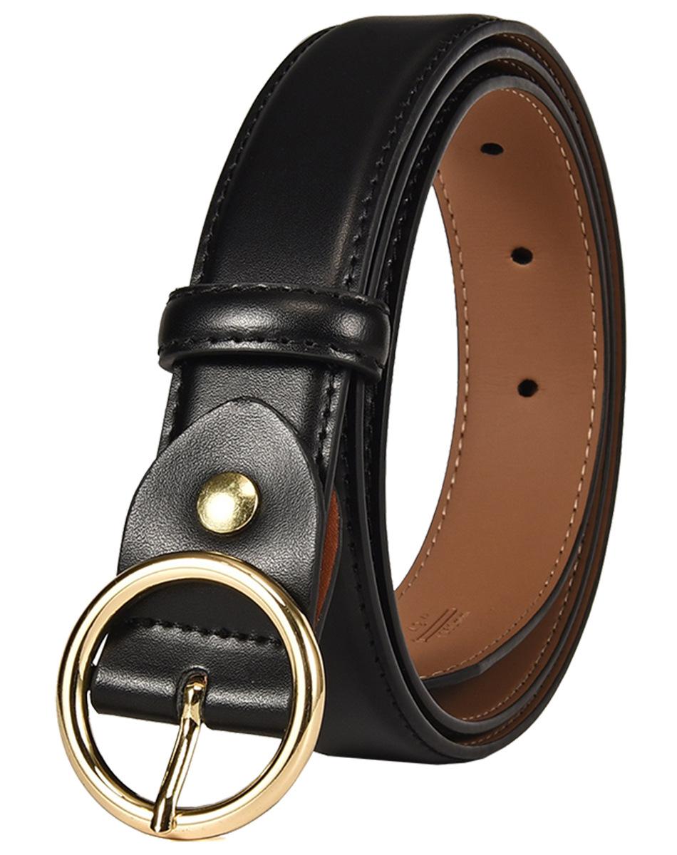 Belt Korean Version Punching Needle Buckle Round Genuine Leather Cowhide Slim Lady Belt Women with Car Wire Belt
Belt Korean Version Punching Needle Buckle Round Genuine Leather Cowhide Slim Lady Belt Women with Car Wire Belt