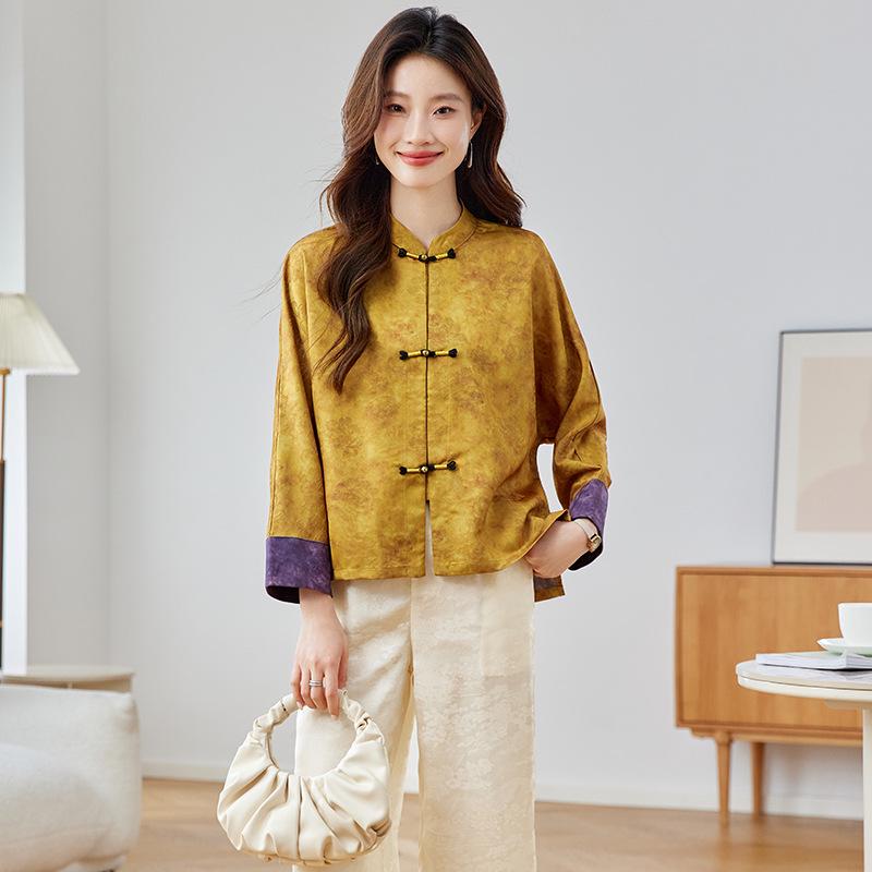 2025 Spring Women s Chinese Style Frog Button Jacquard Stand Collar Fashion Coat M (90-115 jin) фиолетовый
2025 Spring Women s Chinese Style Frog Button Jacquard Stand Collar Fashion Coat M (90-115 jin) фиолетовый