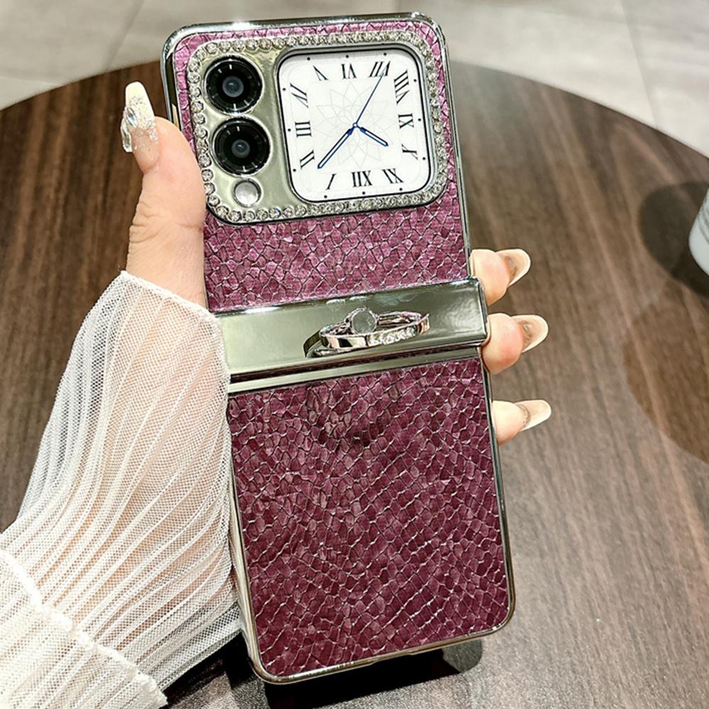 For Huawei nova Flip 5G Case Fish Scale Texture Ring Holder PC Rhinestone Phone Cover Purple
For Huawei nova Flip 5G Case Fish Scale Texture Ring Holder PC Rhinestone Phone Cover Purple