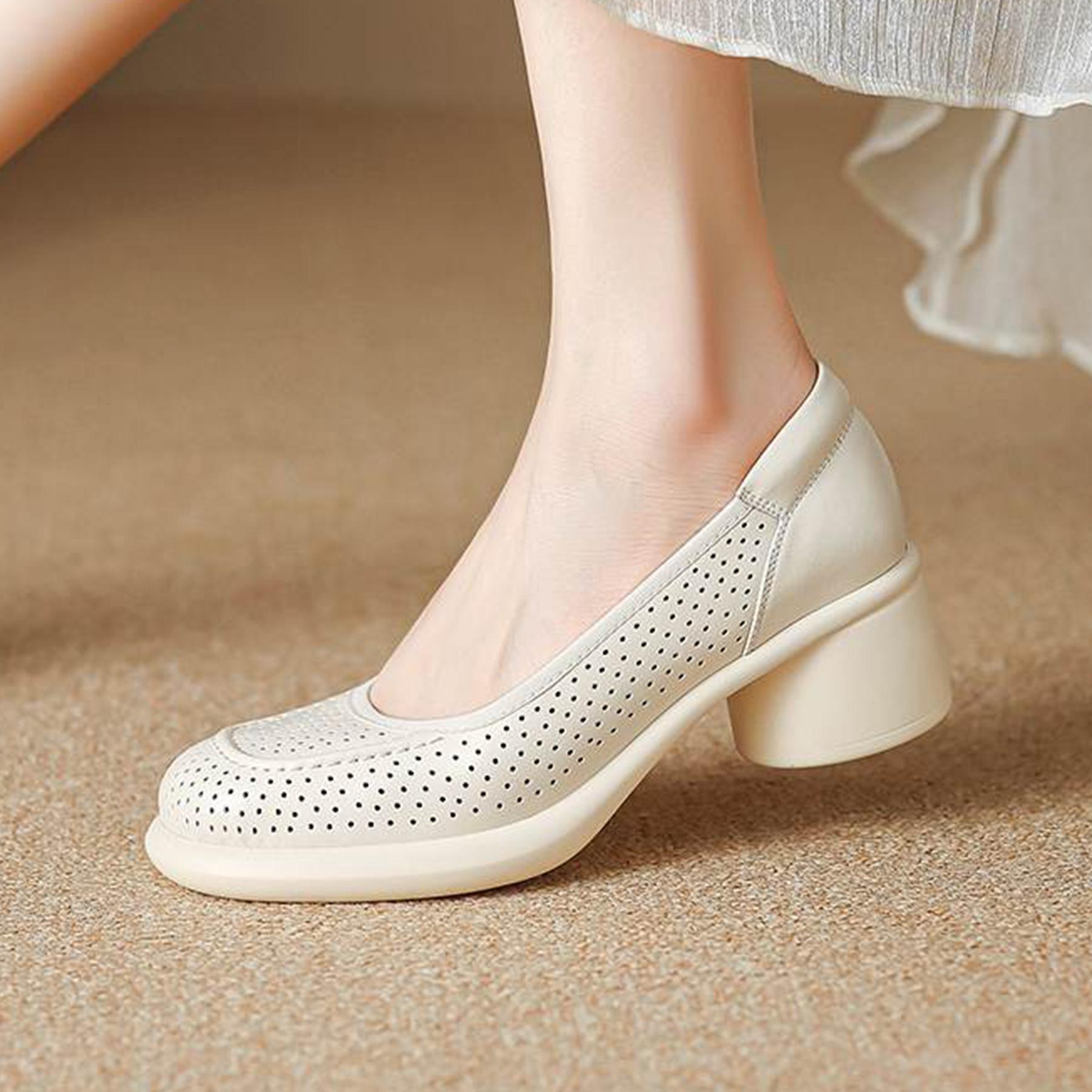 Krazing Pot Cow Skin Round Toe Size 42 Thick Round Med Heels Slip on Platform Hollow Out White Color Gladiator Autumn Pumps 42 слонова кістка
Krazing Pot Cow Skin Round Toe Size 42 Thick Round Med Heels Slip on Platform Hollow Out White Color Gladiator Autumn Pumps 42 слонова кістка