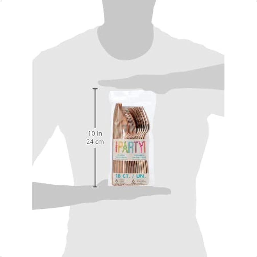 Elegant Rose Gold Solid Assorted Plastic Cutlery 18 Pack Premium Durable and Reusable Perfect for Parties Events and Everyday U United States
Elegant Rose Gold Solid Assorted Plastic Cutlery 18 Pack Premium Durable and Reusable Perfect for Parties Events and Everyday U United States