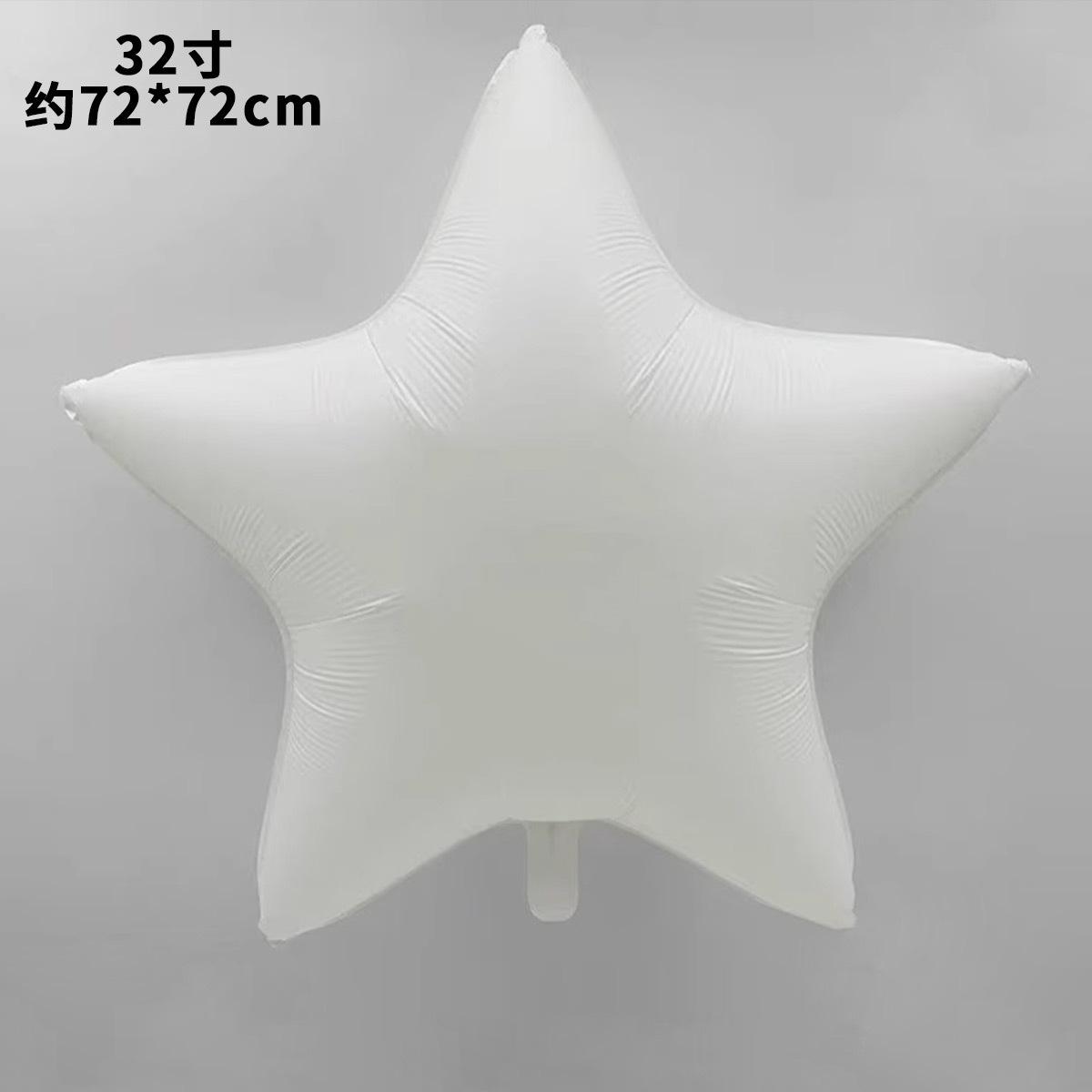 Premium Matte Surface 32-Inch Five-Pointed Star Aluminum Film Balloon Birthday Celebration Store Opening Decoration 32 inch white pentagram
Premium Matte Surface 32-Inch Five-Pointed Star Aluminum Film Balloon Birthday Celebration Store Opening Decoration 32 inch white pentagram