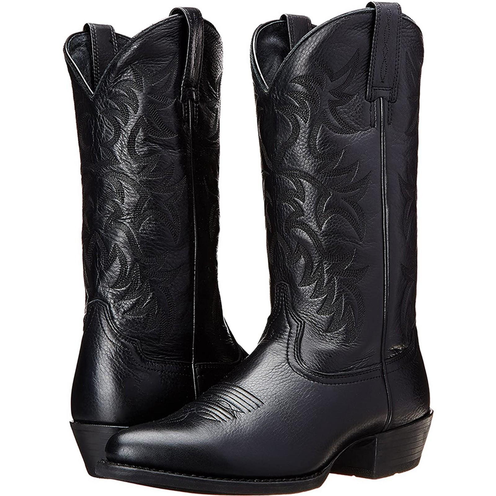 Men s Leather Retro Embroidered Boots Pointed Head Middle Tube Thick Soled Boots 47 чорний
Men s Leather Retro Embroidered Boots Pointed Head Middle Tube Thick Soled Boots 47 чорний