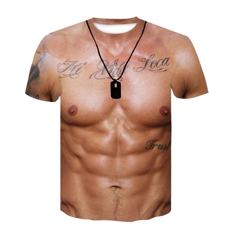 Fun Fake Muscle 3D Print Sport Quick-dry Breathable Men T-shirt Outdoor Street Fashion Casual Cosplay Party Y2K Short Sleeve Top XXS
Fun Fake Muscle 3D Print Sport Quick-dry Breathable Men T-shirt Outdoor Street Fashion Casual Cosplay Party Y2K Short Sleeve Top XXS