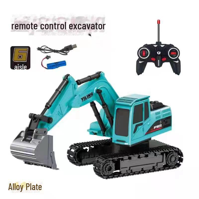 Детская большая игрушечная машина-экскаватор с дистанционным управлением из сплава - электрическая имитационная модель
Детская большая игрушечная машина-экскаватор с дистанционным управлением из сплава - электрическая имитационная модель