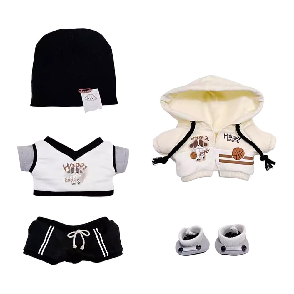 niannyyhouse Hat Pants Parka Shoes Sweatshirt 10cm 15cm 20cm Plush Clothes Cotton Doll Accessories T-shirt Dress-up (15cm)
niannyyhouse Hat Pants Parka Shoes Sweatshirt 10cm 15cm 20cm Plush Clothes Cotton Doll Accessories T-shirt Dress-up (15cm)