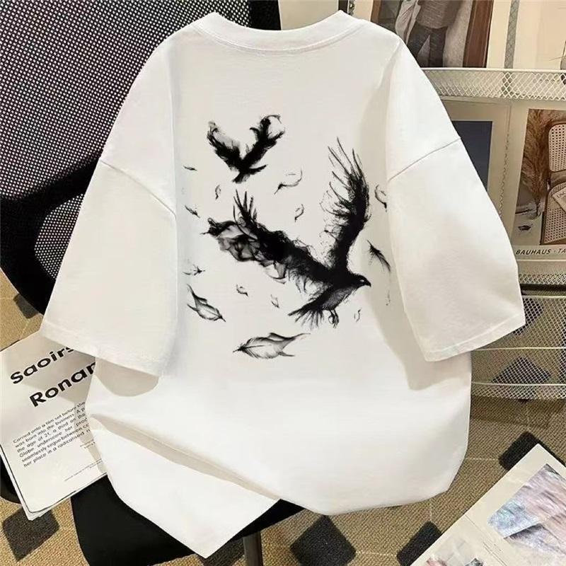 Women s Vintage Eagle Print Oversized T-Shirt Casual Loose Short Sleeve Top Blend Tee For Summer XXL білий
Women s Vintage Eagle Print Oversized T-Shirt Casual Loose Short Sleeve Top Blend Tee For Summer XXL білий