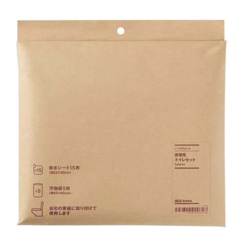 MUJI Аварийный туалетный набор 44900727/MJ-IMEMGT Водопоглощающая пленка: Высота 23 x Ширина 20 см, Мешок для мусора: Высота 65 x Ширина 80 см
MUJI Аварийный туалетный набор 44900727/MJ-IMEMGT Водопоглощающая пленка: Высота 23 x Ширина 20 см, Мешок для мусора: Высота 65 x Ширина 80 см