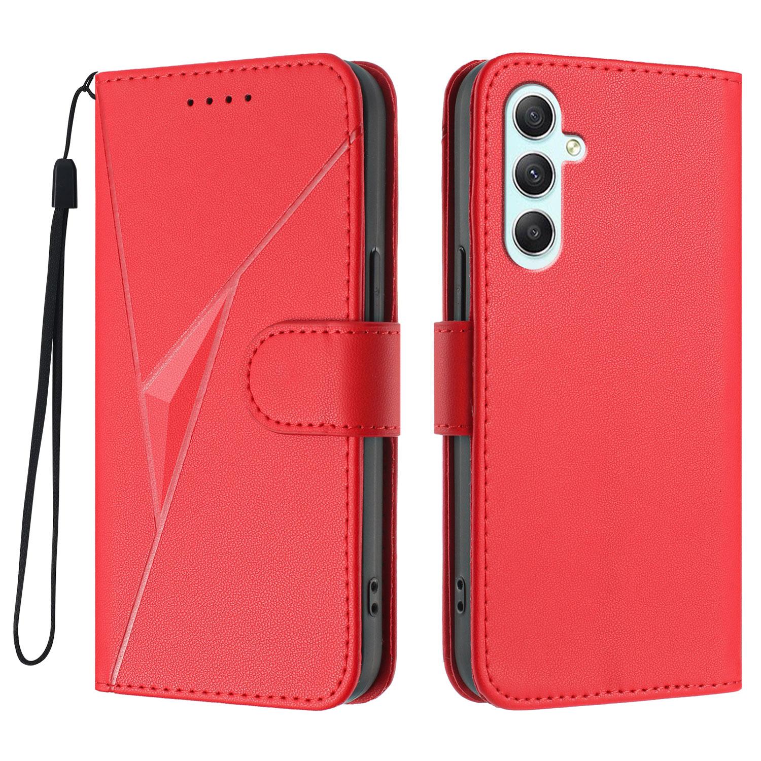 For Samsung Galaxy A35 5G Case Triangle Imprint Leather Phone Cover with Lanyard A
For Samsung Galaxy A35 5G Case Triangle Imprint Leather Phone Cover with Lanyard A