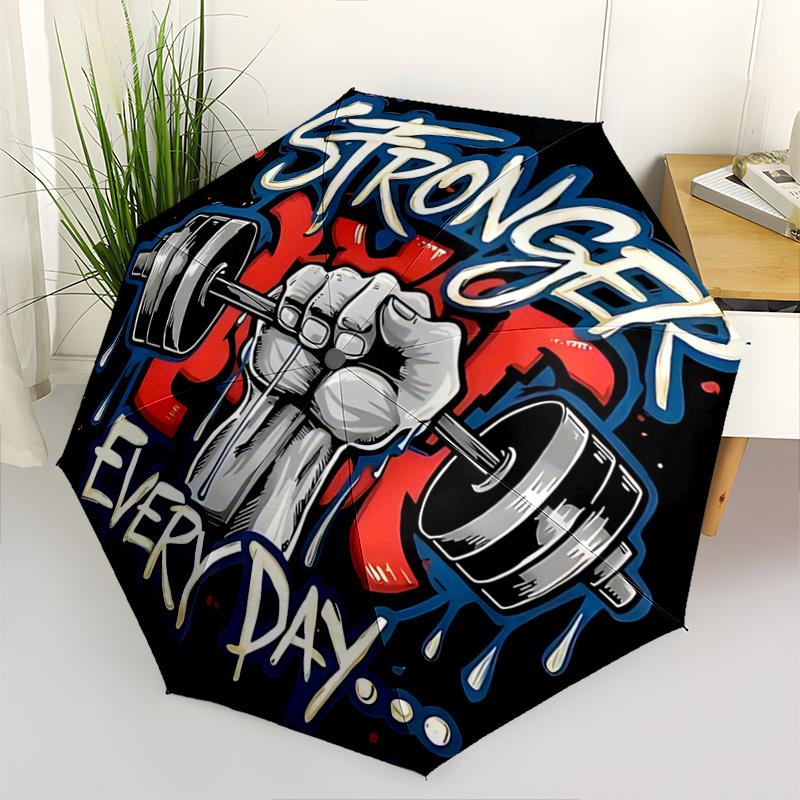 1pc Stronger Every Day Gym Bag with Automatic Opening Umbrella, Portable Folding Design, 8-Bone Frame, Outdoor, Ideal Gift for Fans, Travelers, D
1pc Stronger Every Day Gym Bag with Automatic Opening Umbrella, Portable Folding Design, 8-Bone Frame, Outdoor, Ideal Gift for Fans, Travelers, D