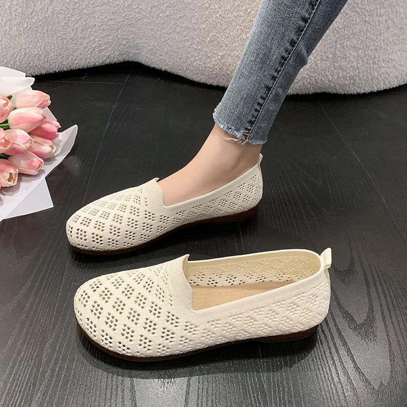 Summer new women s simple flat-bottom knitted breathable soft-sided shoes soft-soled fly-woven one-pedal single shoes 41
Summer new women s simple flat-bottom knitted breathable soft-sided shoes soft-soled fly-woven one-pedal single shoes 41