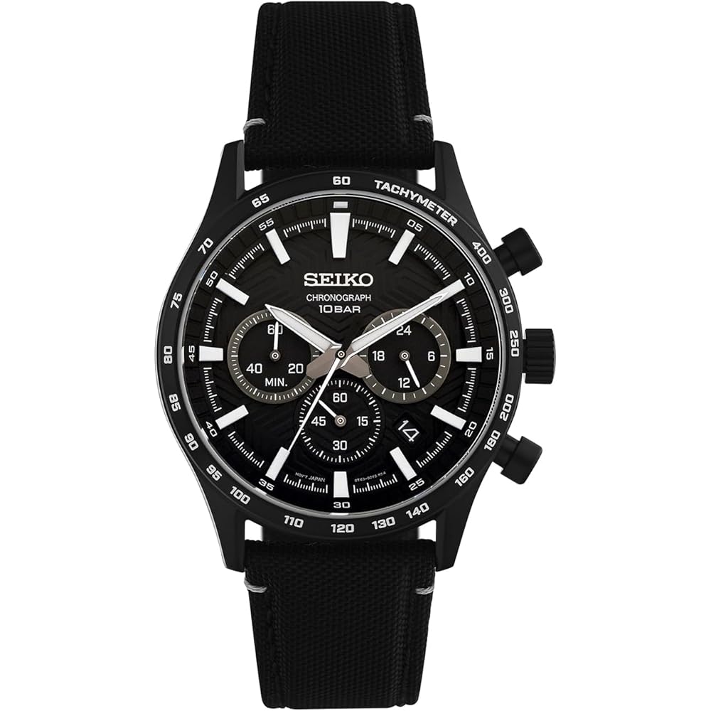 Seiko Chronograph Black Watch SSB417P1 Men s Overseas Model
Seiko Chronograph Black Watch SSB417P1 Men s Overseas Model