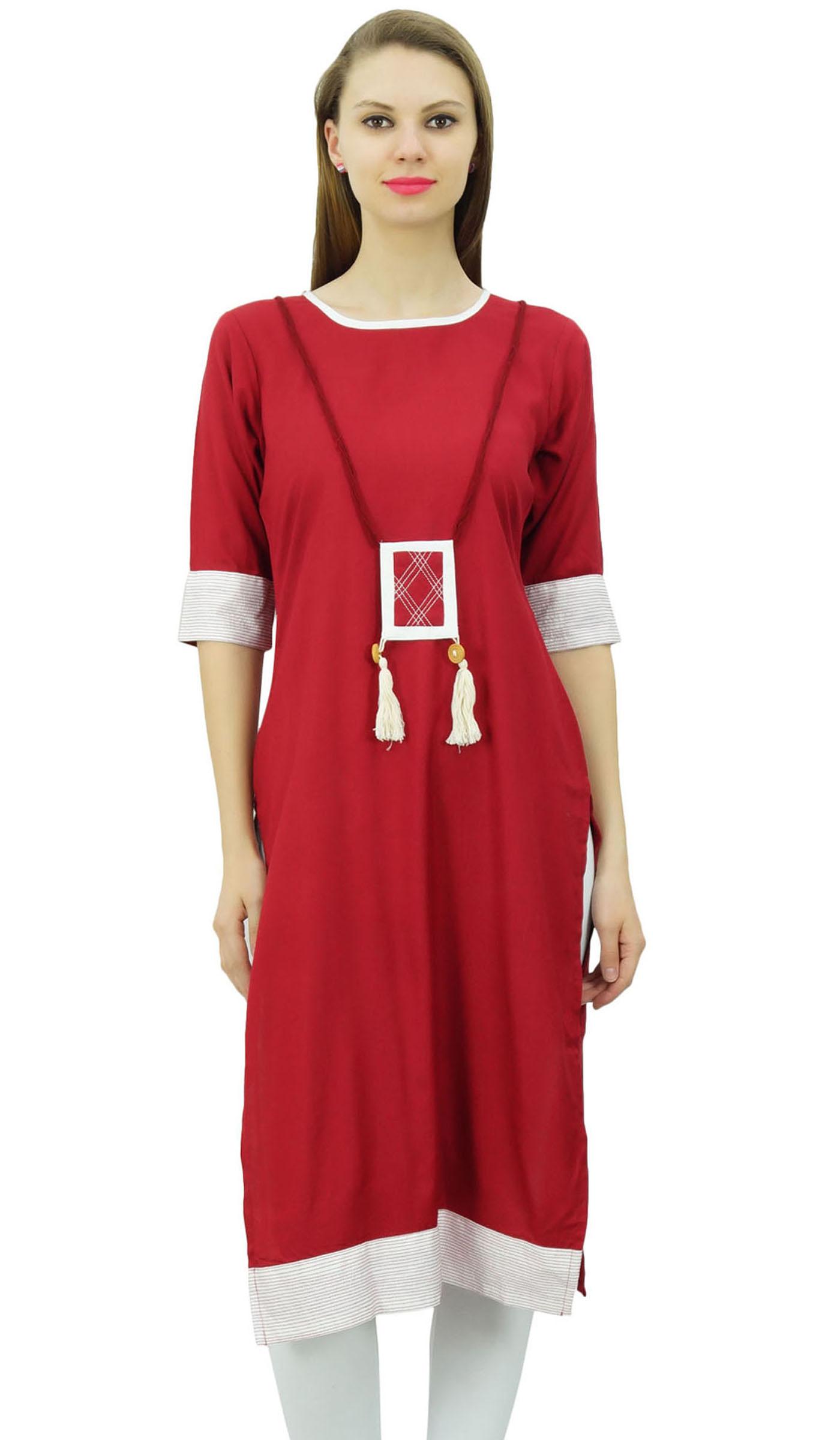 Bimba Women Rayon Tunic 3 4 Sleeve Chic kurti Kurta Indian Ethnic Dress 8 малиновий
Bimba Women Rayon Tunic 3 4 Sleeve Chic kurti Kurta Indian Ethnic Dress 8 малиновий
