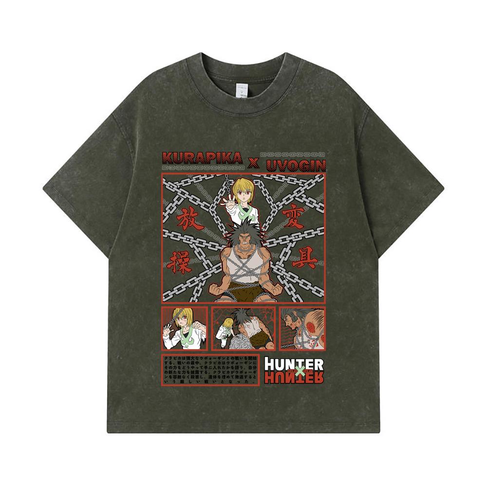 275 GSM Washed T-shirts 100% Cotton HXH V8 Kurapika Uvogin Print Unisex Heavy Cotton T Shirt S
275 GSM Washed T-shirts 100% Cotton HXH V8 Kurapika Uvogin Print Unisex Heavy Cotton T Shirt S