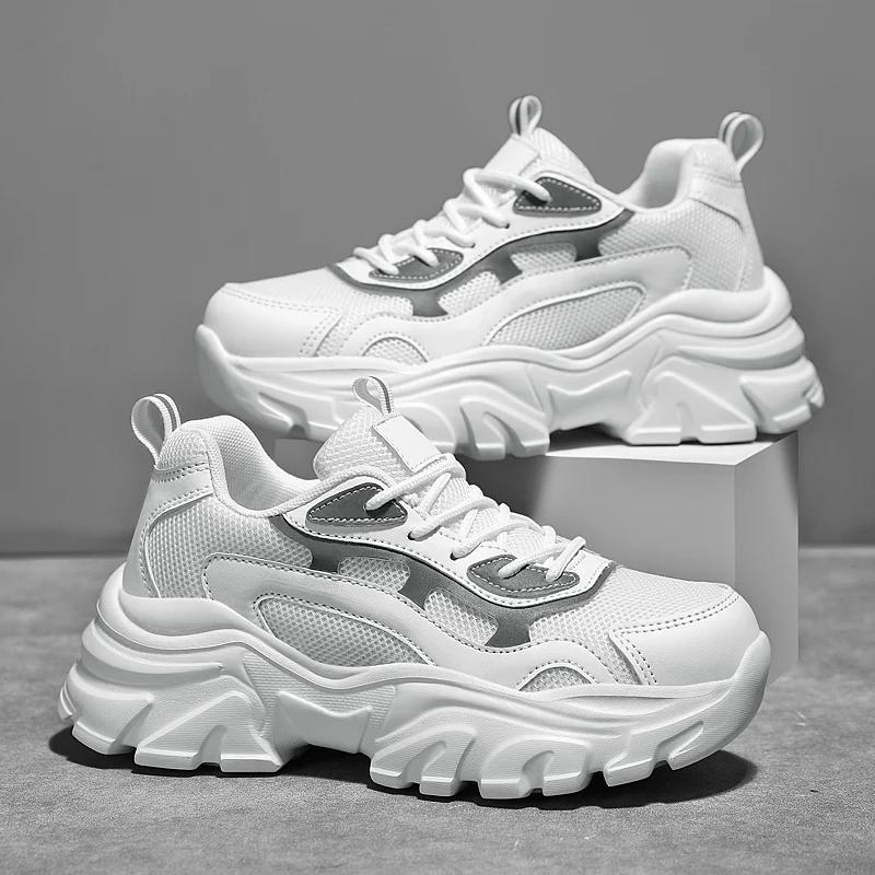 2025 New Women s Platform Light Sports Shoes Breathable Mesh Shoes Increase Men s Sports Casual Shoes Couple Travel Shoes 38 белый
2025 New Women s Platform Light Sports Shoes Breathable Mesh Shoes Increase Men s Sports Casual Shoes Couple Travel Shoes 38 белый