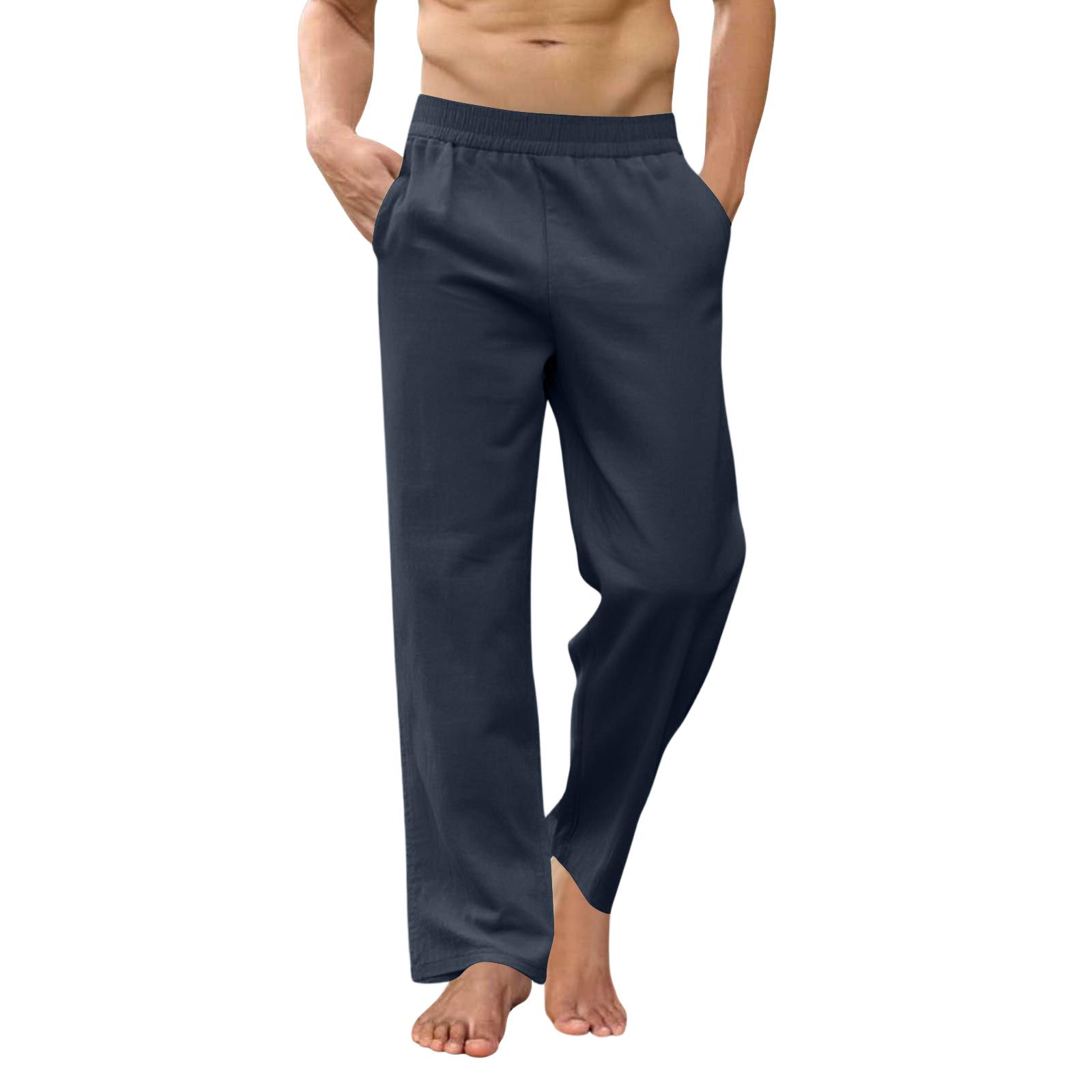 Men s Loose-Fit Casual Cotton-Linen Stretch-Waist Straight-Leg Trousers XXXXL Темно-синій
Men s Loose-Fit Casual Cotton-Linen Stretch-Waist Straight-Leg Trousers XXXXL Темно-синій