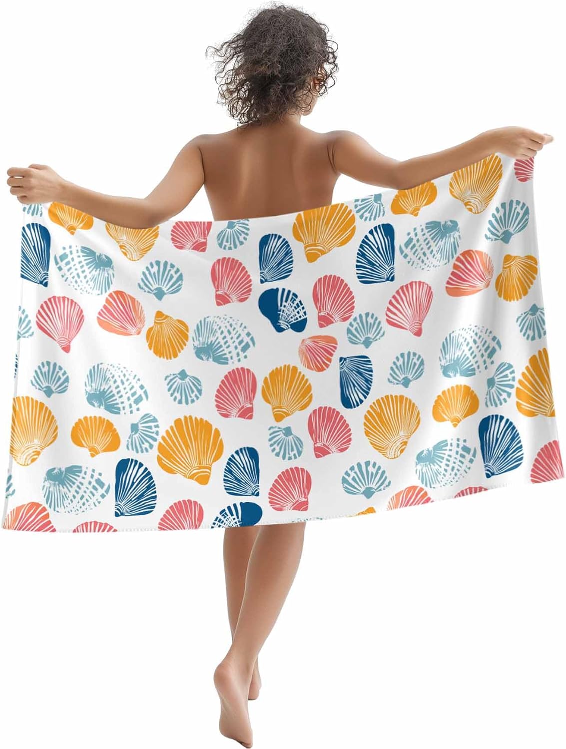 Summer Microfiber Beach Towel Oversized Ocean Coral Shell Conch Swimming Pool Towels for Adult, Absorbent Sand Free Lightweight W30*H60(CM)
Summer Microfiber Beach Towel Oversized Ocean Coral Shell Conch Swimming Pool Towels for Adult, Absorbent Sand Free Lightweight W30*H60(CM)
