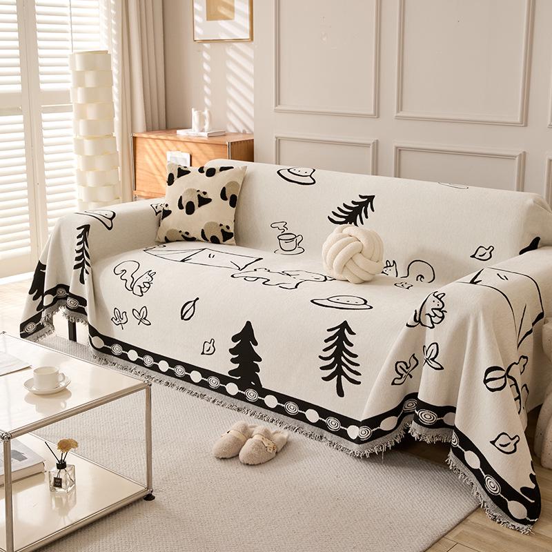 Chenille Cartoon Sofa Cover: Universal, Modern & Minimalist Protector for All Seasons 180*130cm (No Arm Single Seat)
Chenille Cartoon Sofa Cover: Universal, Modern & Minimalist Protector for All Seasons 180*130cm (No Arm Single Seat)