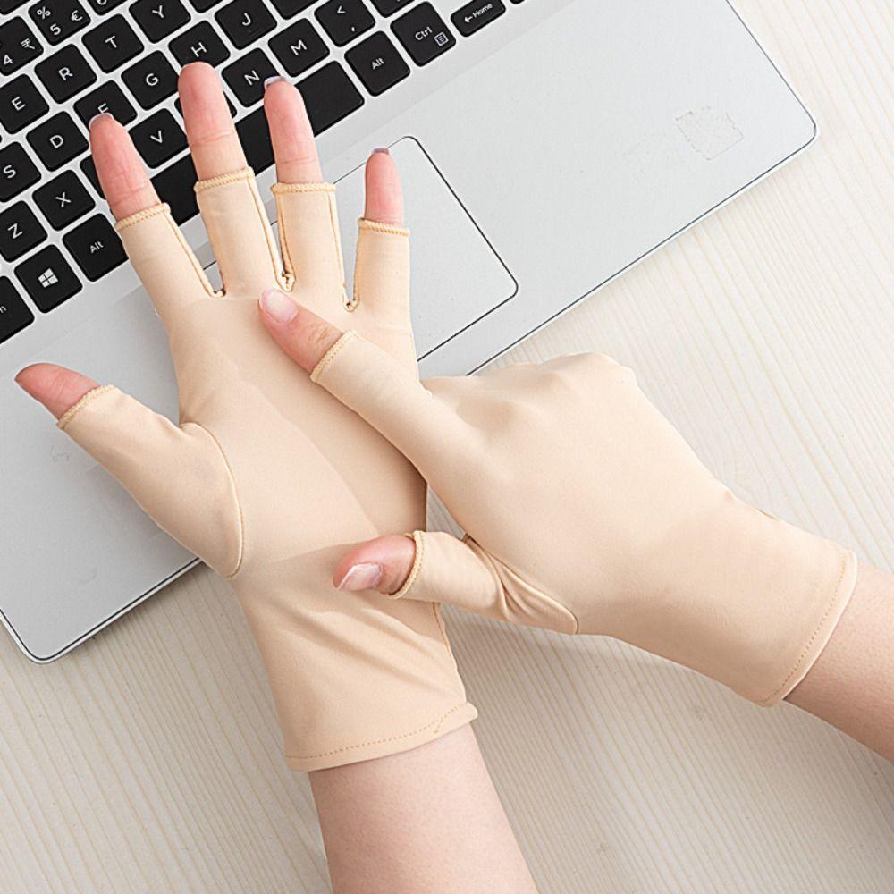1 Pair Semi-finger Thin Ice Silk Gloves Ice Silk Half Finger Gloves Summer red-Two finger
1 Pair Semi-finger Thin Ice Silk Gloves Ice Silk Half Finger Gloves Summer red-Two finger