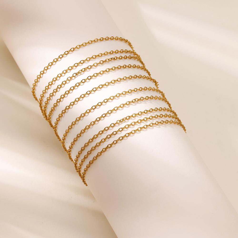 10 шт./набор Браслет из нержавеющей стали Сделай сам Золотой цвет Не выцветающие браслеты Свадьба Ручная работа Циркон Аксессуары для отпуска Подарок 2025
10 шт./набор Браслет из нержавеющей стали Сделай сам Золотой цвет Не выцветающие браслеты Свадьба Ручная работа Циркон Аксессуары для отпуска Подарок 2025