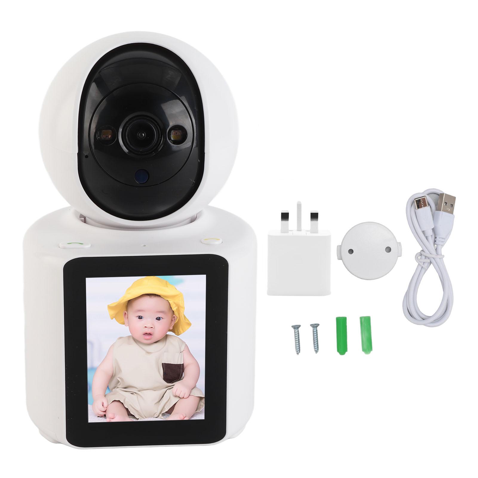 Video Calling Camera 2.8 Inch Screen HD 1080P 2.4G WiFi Night Vision Motion Detection 360 Degree US Plug
Video Calling Camera 2.8 Inch Screen HD 1080P 2.4G WiFi Night Vision Motion Detection 360 Degree US Plug