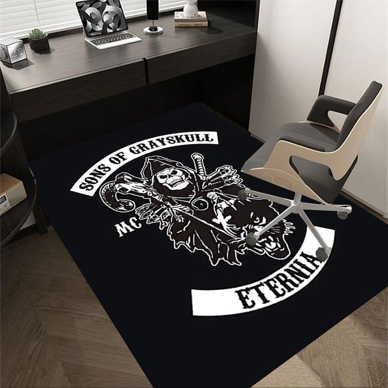 1pc Sons of Anarchy themed Office Carpet Chair Mats - durable polyester rug for home theater, office, dorm room decor - tA81 60cm by 90cm
1pc Sons of Anarchy themed Office Carpet Chair Mats - durable polyester rug for home theater, office, dorm room decor - tA81 60cm by 90cm