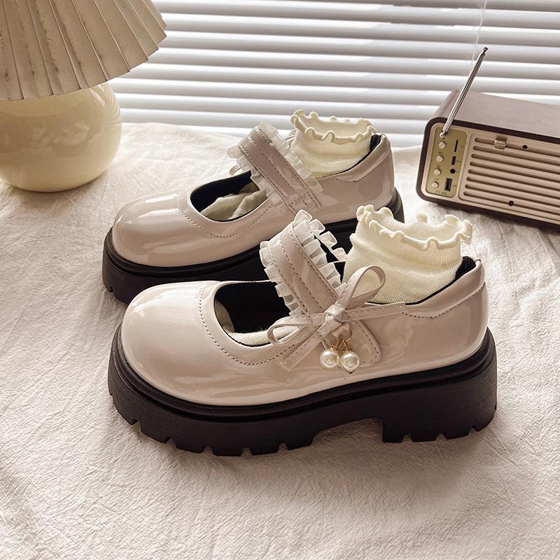 Girls Black School Shoes Princess PU Leather Soft Kids Flats Mary Janes for Wedding Party with Pearl Pendant Sweet Bright Skin 37
Girls Black School Shoes Princess PU Leather Soft Kids Flats Mary Janes for Wedding Party with Pearl Pendant Sweet Bright Skin 37