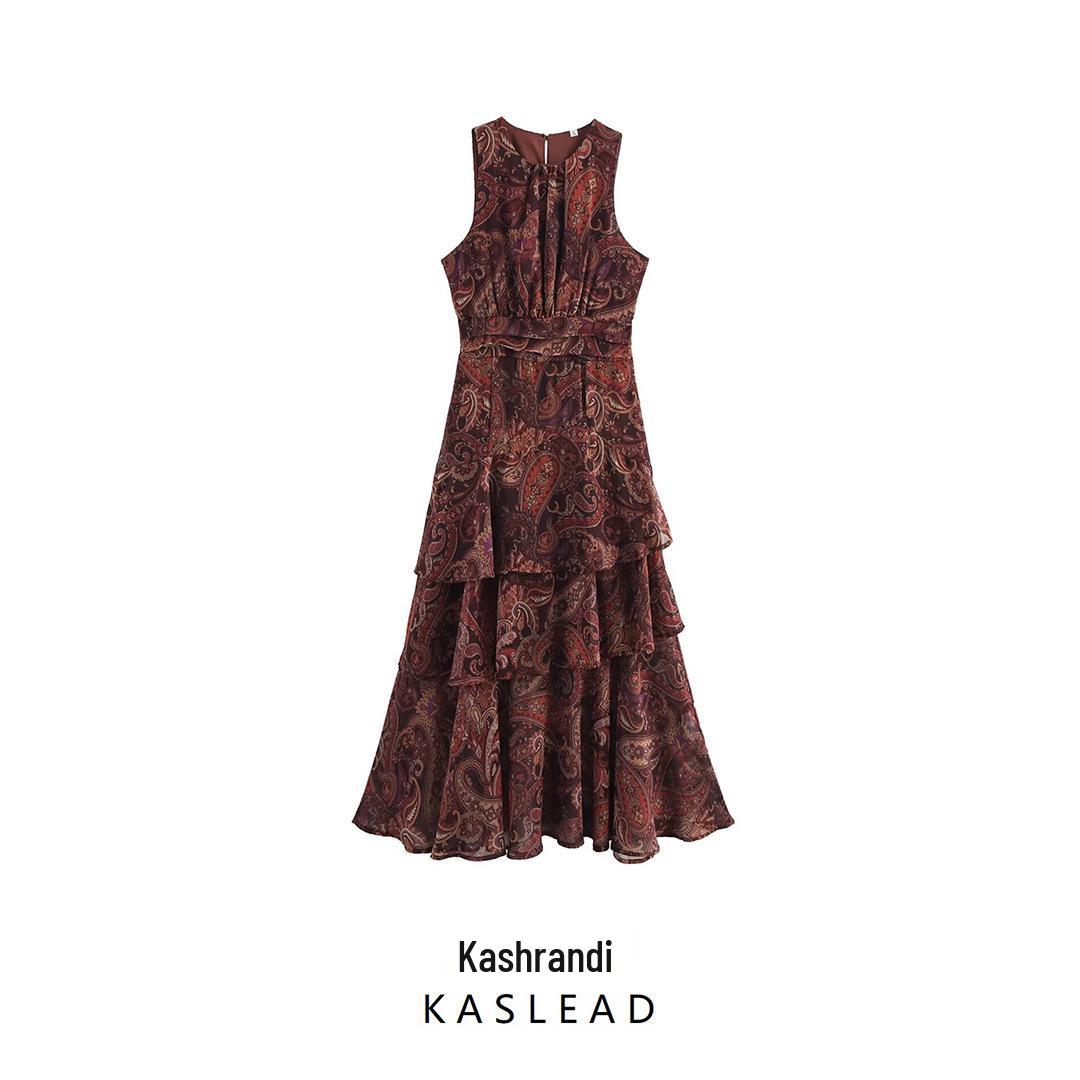 Spring 2025 Women s Fashion: European & American Chiffon Sleeveless Layered Dress with Simple Print L
Spring 2025 Women s Fashion: European & American Chiffon Sleeveless Layered Dress with Simple Print L