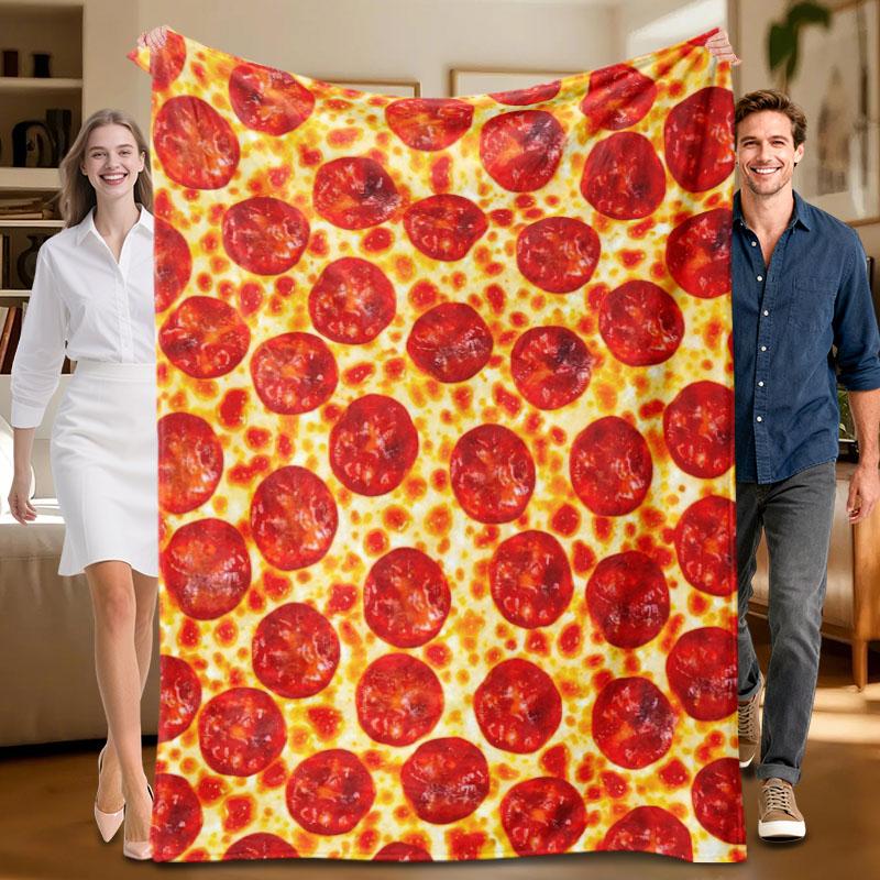 1 piece pizza-themed red and yellow flannel blanket, soft, suitable for sofa, bed, office, all-season use. 70x100cm
1 piece pizza-themed red and yellow flannel blanket, soft, suitable for sofa, bed, office, all-season use. 70x100cm