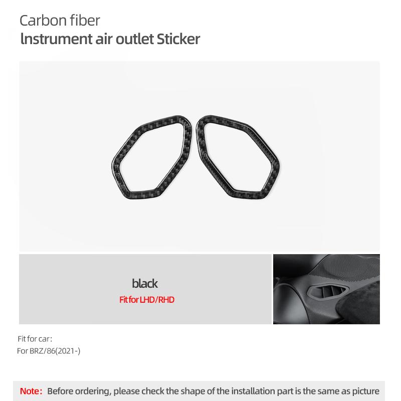 For Subaru BRZ/Toyota GR86 2025- Carbon Fiber Dashboard Side Air Vent Outlet Trim Stickers Car Interior Tuning Accessories углеродного волокна черного
For Subaru BRZ/Toyota GR86 2025- Carbon Fiber Dashboard Side Air Vent Outlet Trim Stickers Car Interior Tuning Accessories углеродного волокна черного