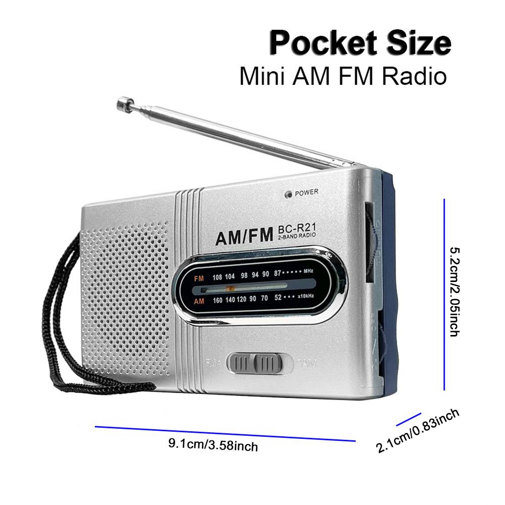 Міні-вінтажне радіо з телескопічною антеною Портативне радіо AM FM Живлення від батарейок Маленьке радіо Унікальні подарунки для старших людей
Міні-вінтажне радіо з телескопічною антеною Портативне радіо AM FM Живлення від батарейок Маленьке радіо Унікальні подарунки для старших людей